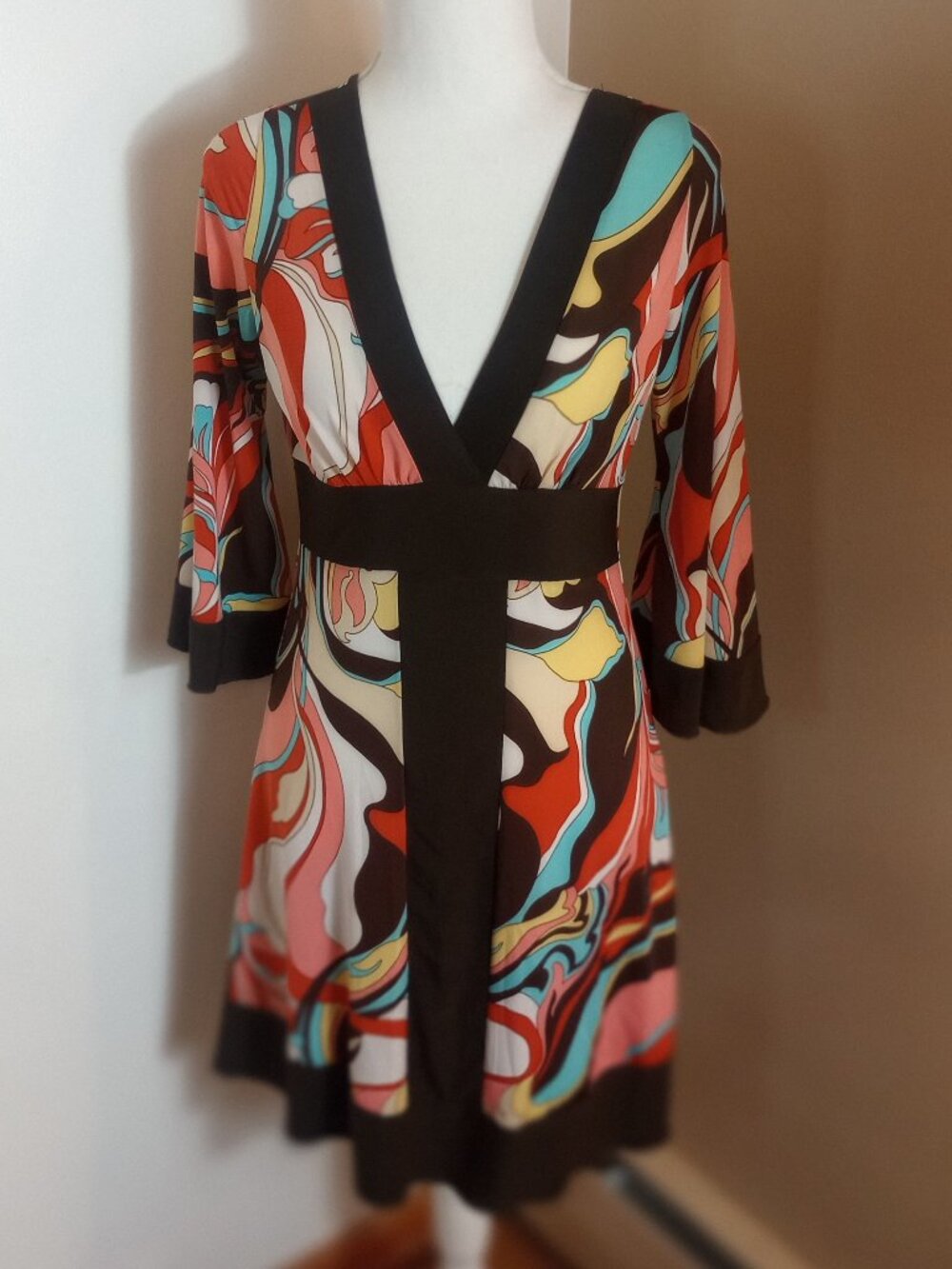Vintage, "Mod" Dress / Size Large / by American One